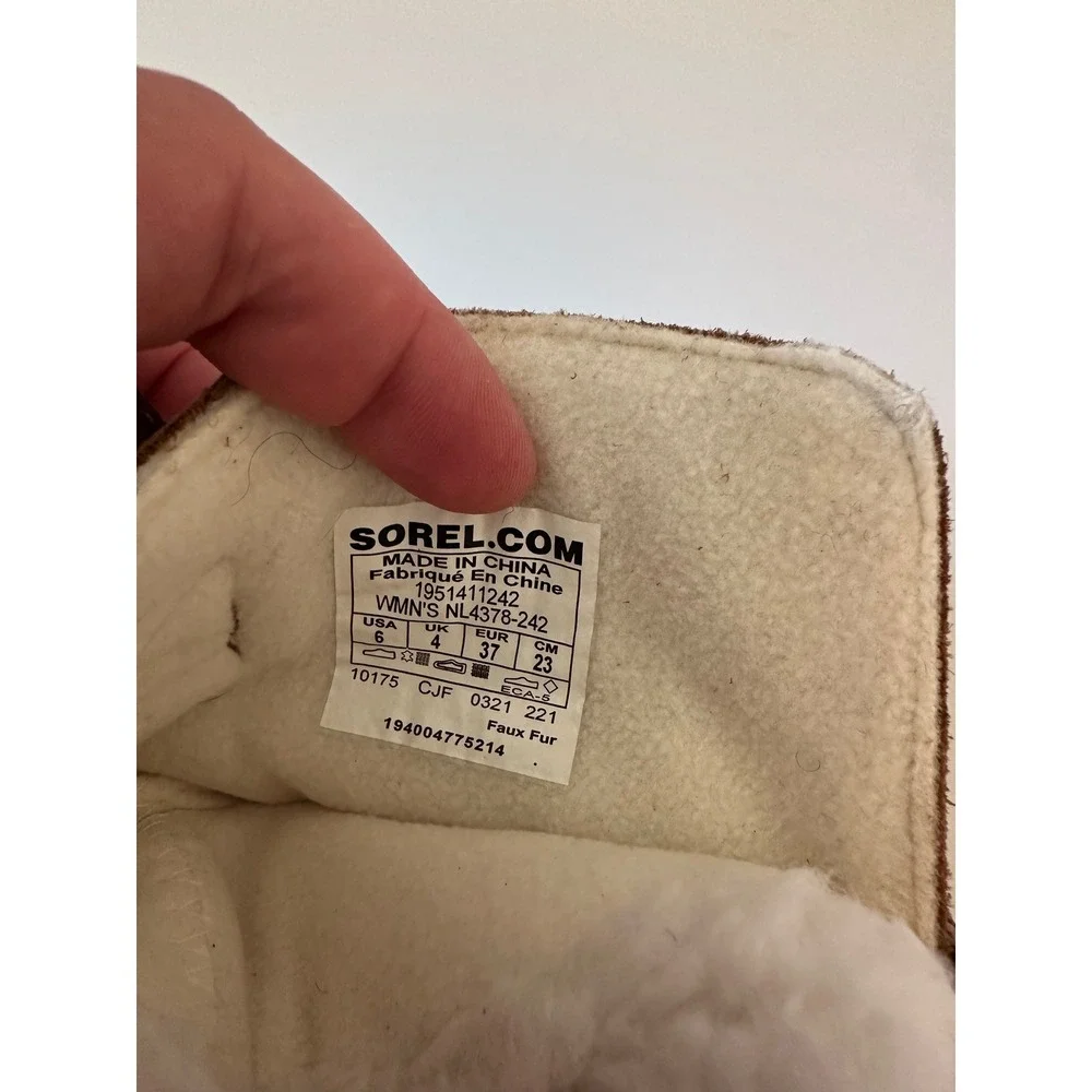 Sorel Kinetic Conquest Winter Waterproof Leather Boots | Size 6
